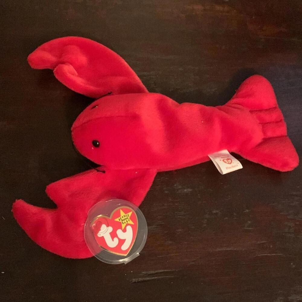 🍁Ty beanie babies Pinchers Lobster DOB 6/19/93 - Picture 11 of 12